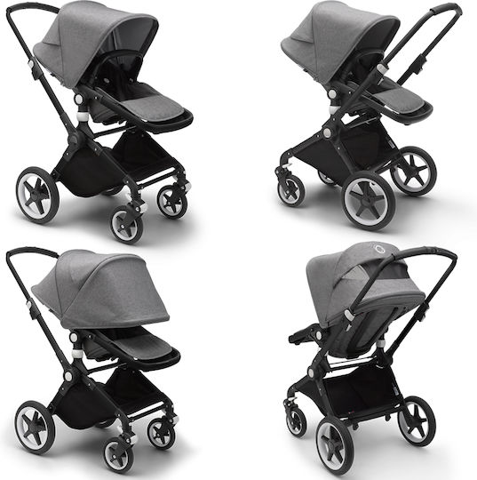 Bugaboo Lynx Бебешка количка Алуминий/черно 9.4кг
