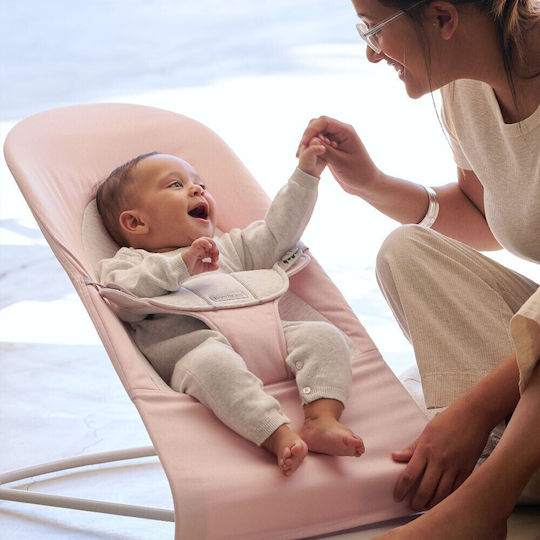 BabyBjorn Balance Soft Χειροκίνητο Relax Μωρού Light Pink & Grey