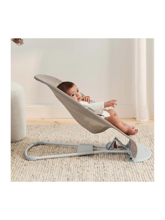 BabyBjorn Manual Baby Relax Balance Soft Mesh Grey/Beige for Child up to 13kg