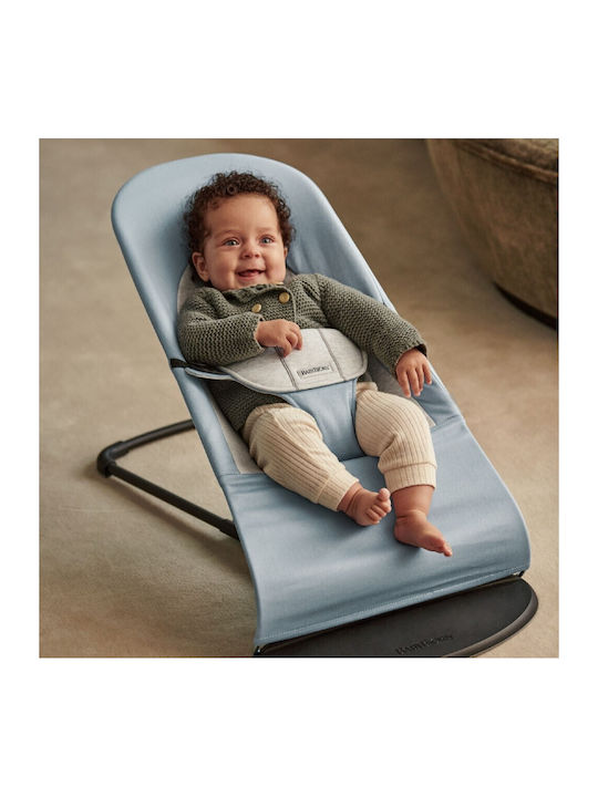 BabyBjorn Manual Baby Relax Balance Soft Blue Grey for Child up to 13kg