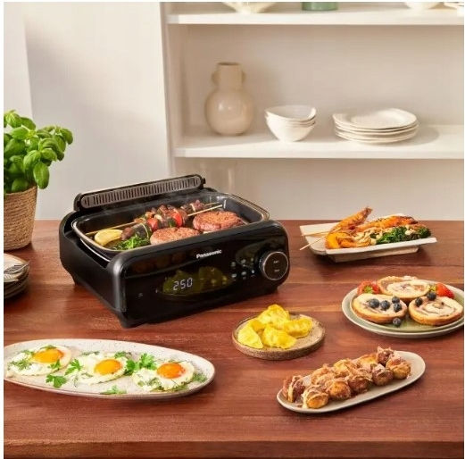 Panasonic Aragaz Multifuncțional 1400W cu Capacitate de 2.5l Negru