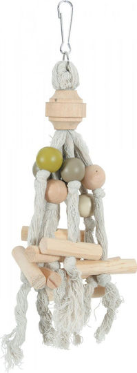 Zolux Vogelkäfig-Zubehör Spiel Seil für Papageien aus Hölzernes 53x11cm