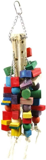 Happypet Bamboo Supersize Wooden Παιχνίδι για Κλουβί Παπαγάλου από Ξύλο 63εκ.