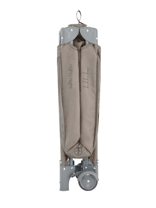 Kikka Boo Cradle Nighty Night with Mattress and Wheels Beige