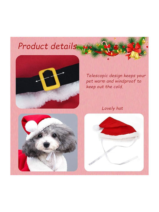 Animal Full Body Dog Clothing in Red Color 30cm