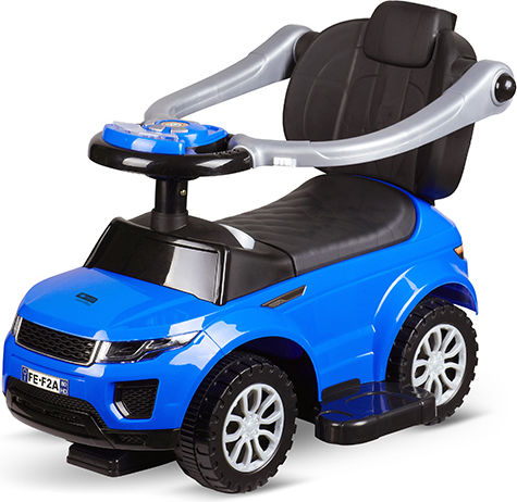 Lorelli Off Road Handle Car Ride On with Parental Handle for 12+ Months Blue