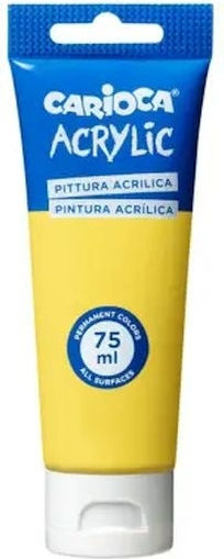 Carioca Set Culori Acrilice Pictură Primary Yellow 75ml 1buc