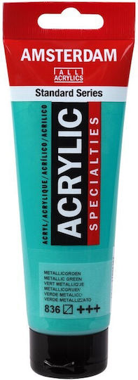 Talens Amsterdam Acrylic 120ml Metallic Colors 836 Metal Green