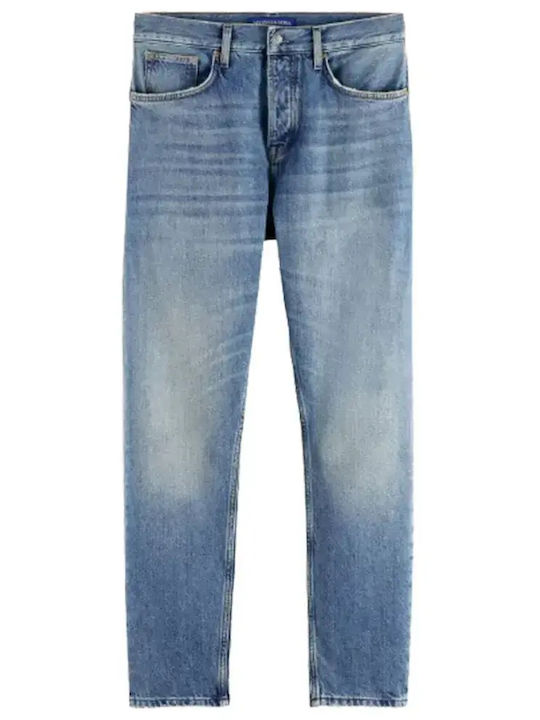 Men's Jeans Pants with Loose Tapered Fit Blue Nights
