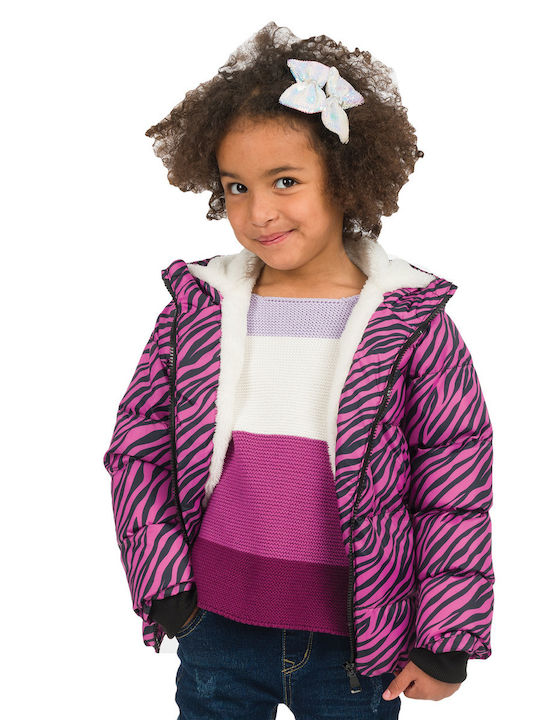 Kids' Casual Jacket with Hood Purple