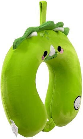 Puckator Memory Foam Travel Pillow Travel Set Pillow for Kids Green