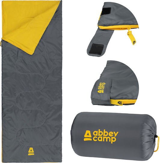 Abbey Sac de dormit Single De vară Camp Grey/Yellow