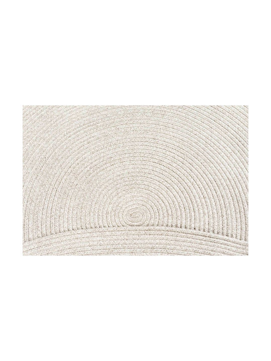 Ανατόλια Χαλί από Γιούτα Φ200cm Ivory