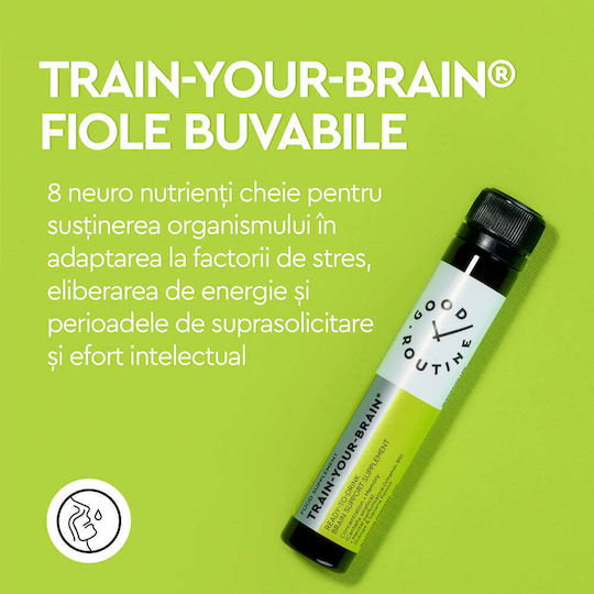Train Your Brain Supliment Pentru Memorie și Concentrare 9 x 25ml