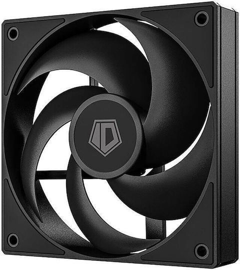ID-Cooling AS-120-K Ventilator Pentru Carcasă (2000rpm / 58cfm) Fără Iluminare LED și Conexiune 4-Pin PWM