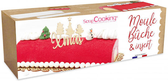 Scrap Cooking Коледна Декорация за Маса Пластмасово Многоцветен Д33xШ11.5xØ6см.