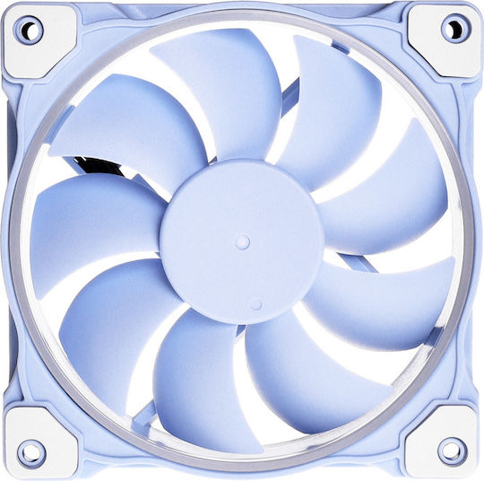 ID-Cooling Ventilator Pentru Carcasă 120mm (2000rpm / 55.2cfm) Cu Iluminare Albastră Și Conexiune 4-Pin PWM Albastru