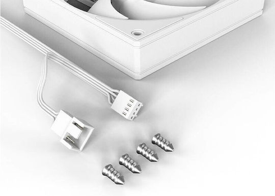 ID-Cooling AF-125 Ventilator Pentru Carcasă 120mm (2000rpm / 78.25cfm) Fără Iluminare LED și Conexiune 4-Pin PWM 3 Bucăți Albe