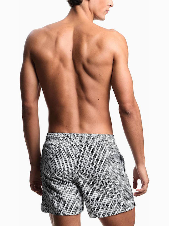 Emporio Armani Costum de Baie Bărbați Pantaloni Scurți Alb
