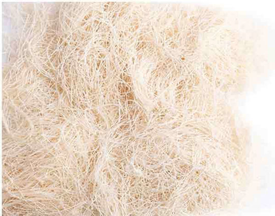 Sisal Fibre Υλικό Φωλιάς Πτηνών Λευκή