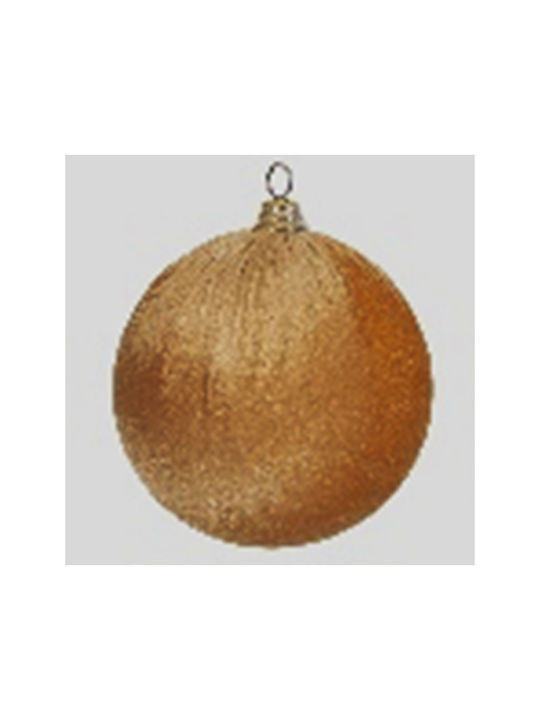 Gold-Bronze Velvet Ball 30 Cm