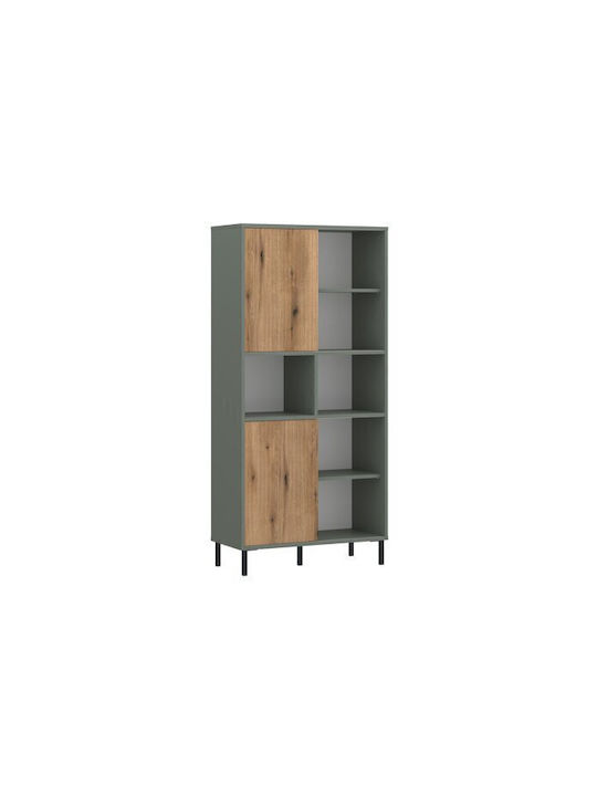 Bibliotecă Novfera 105 Verde 75x40x163 cm