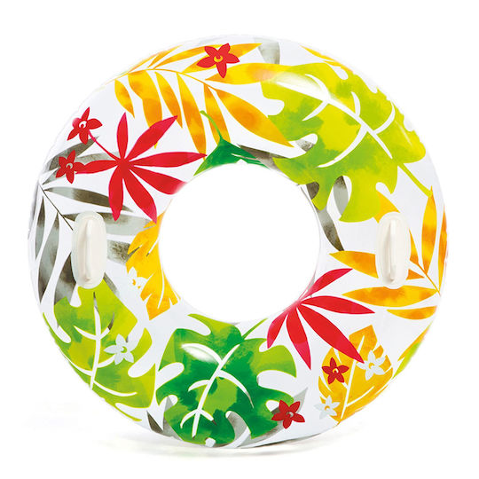 Kids' Swim Ring with Handles and Diameter 97cm. for 3-9 Years Old