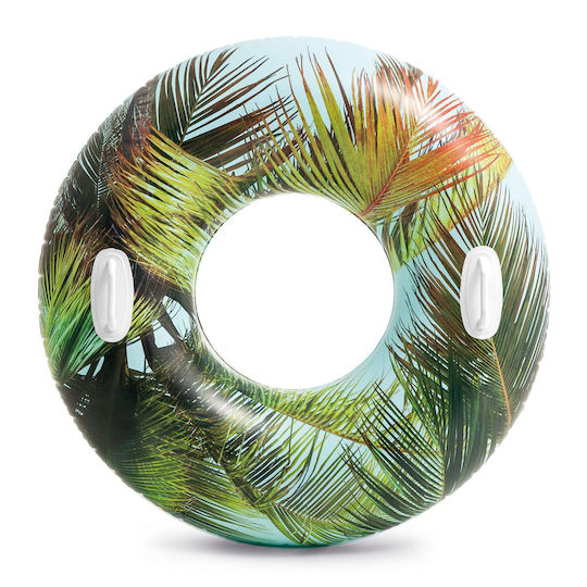 Kids' Swim Ring with Handles and Diameter 97cm. for 3-9 Years Old