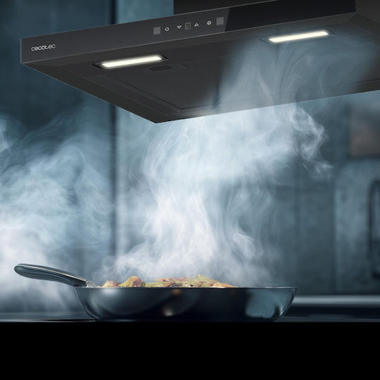 Cecotec Bolero Flux TT Hotă Tip Coș de Fum Recirculare 60cm Neagră
