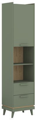 Βιβλιοθήκη Fertalu 106 Δρυς, Πράσινο 50x40x215εκ. 609672HEL Βιβλιοθήκη Fertalu 106 Δρυς, Πράσινο 50x40x215εκ. 609672HEL
