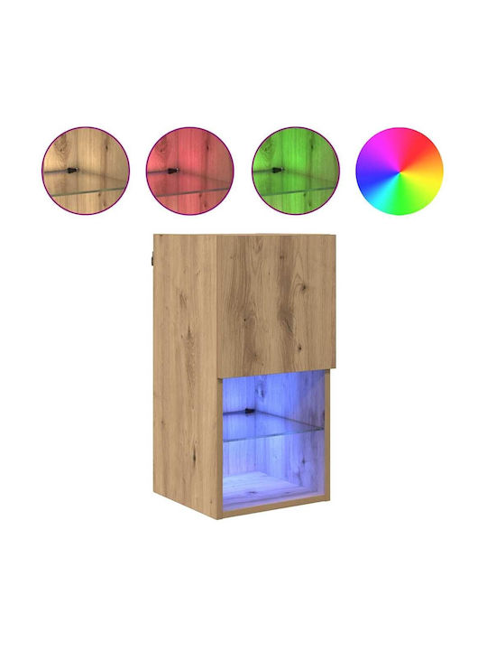 Kabinett Wand mit LED Artisan Artisan Oak 30.5x30x60cm