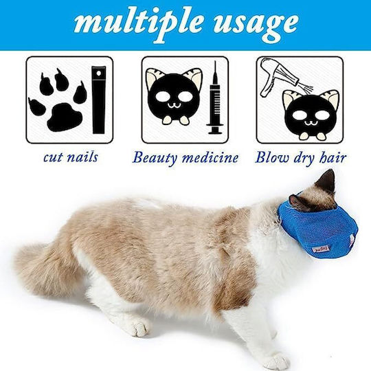 Cat Bath Mask Against Biting S