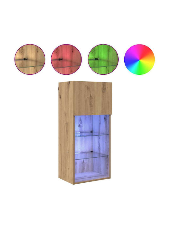 Ντουλάπι Τοίχου με LED Artisan Artisan Oak 40.5x30x90εκ.