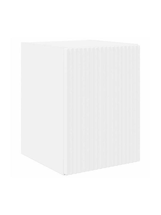 Wand Wohnzimmer Schrank aus Spanplatte Weiß 30x31x40cm