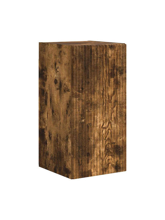 Wand Wohnzimmer Schrank aus Spanplatte Rauch Eiche 30x31x60cm