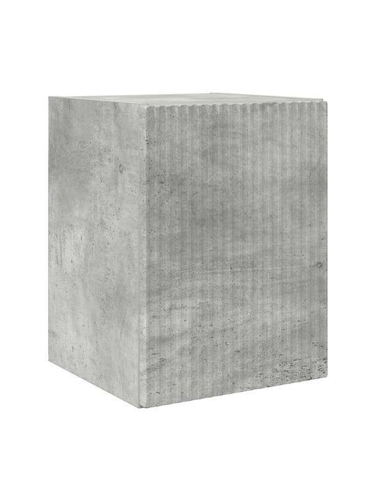 Wand Wohnzimmer Schrank aus Spanplatte Beton 30x31x40cm