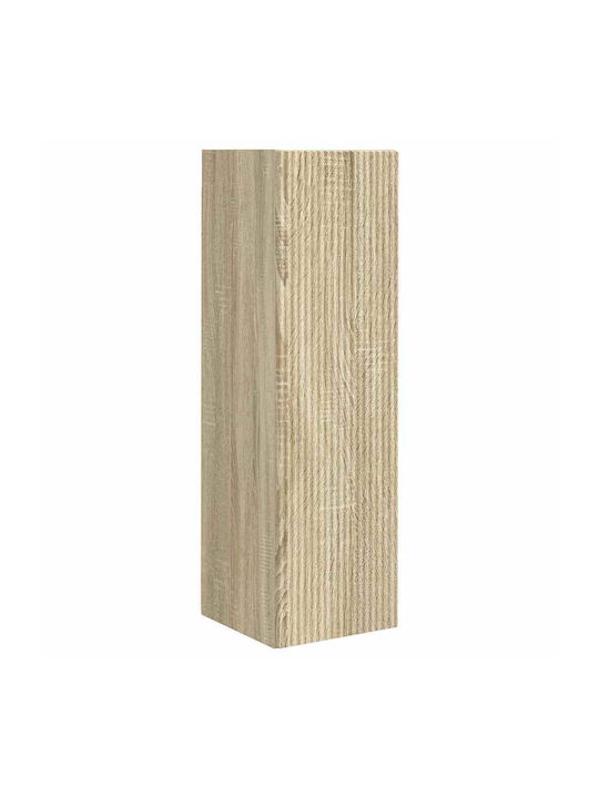 Wand Wohnzimmer Vitrine aus Spanplatte Sonoma 30x31x100cm