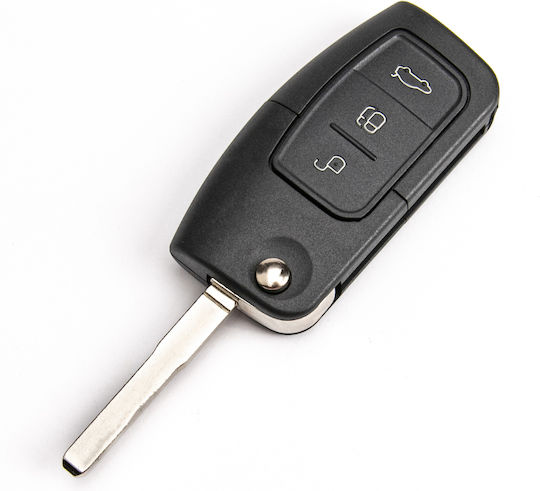 Carcasă Cheie Auto cu Lamă cu 3 Butoane pentru Ford
