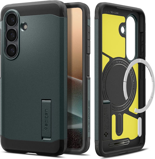 Spigen Tough Armor Mag Back Cover Plastic 2mm Abyss Green Galaxy S26