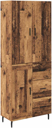 Βιβλιοθήκες Highboard (2τμχ) 69.5x34x180εκ.