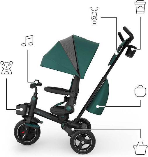 Kinderkraft Spinstep 2 Plus Wandelbar mit Elterngriff 6 in 1 Grün