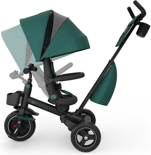 Kinderkraft Spinstep 2 Plus Wandelbar mit Elterngriff 6 in 1 Grün