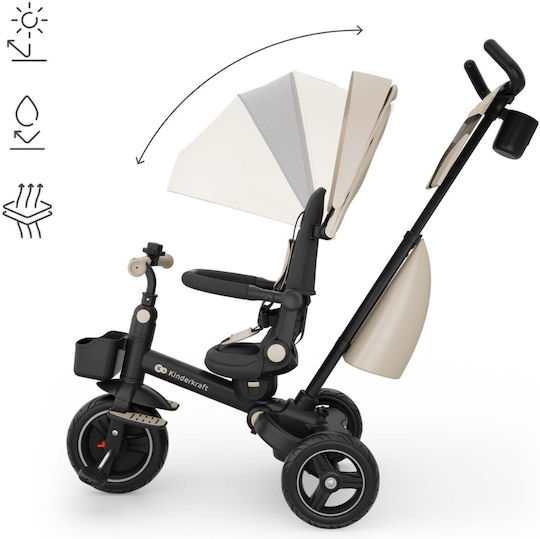 Kinderkraft Spinstep 2 Plus Convertible with Parental Handle 6 in 1 Beige