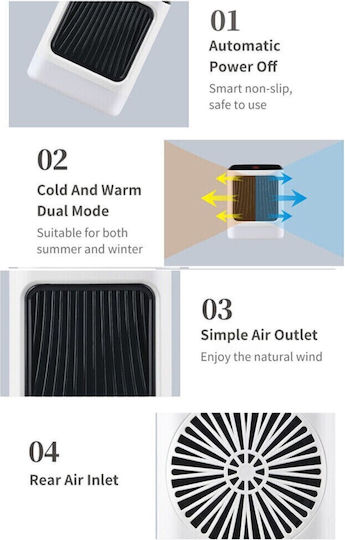 Alista Home Fan Heater General Use Floor Standing 1000W