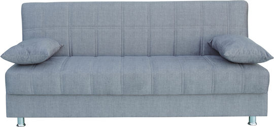 Laura II Canapea Cu Trei Locuri Pat Cu Spațiu De Depozitare Gri 190x84x86cm