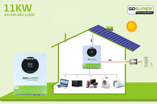 GD Super Inverter Power 11000W with Nominal Input Voltage 48V Single Phase 0234073