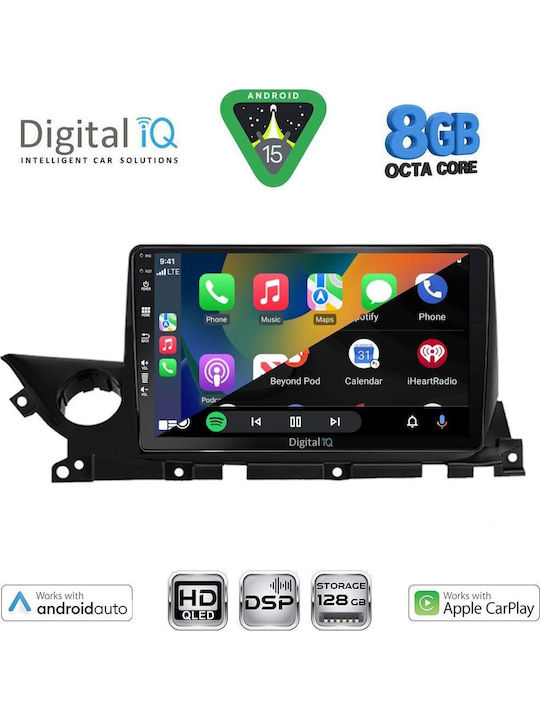 Digital IQ Car Audio System for Mazda 6 2021+ with Touch Screen 9 inches DIGITAL IQ BXF 7379B CPAA Bluetooth USB Wi-Fi GPS Apple CarPlay Android Auto