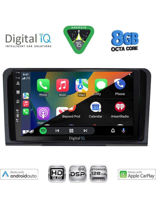 Digital IQ Car Audio System for Mercedes-Benz ML / GL Class 2005-2011 Bluetooth USB WiFi GPS Apple CarPlay Android Auto with 9" Touch Screen