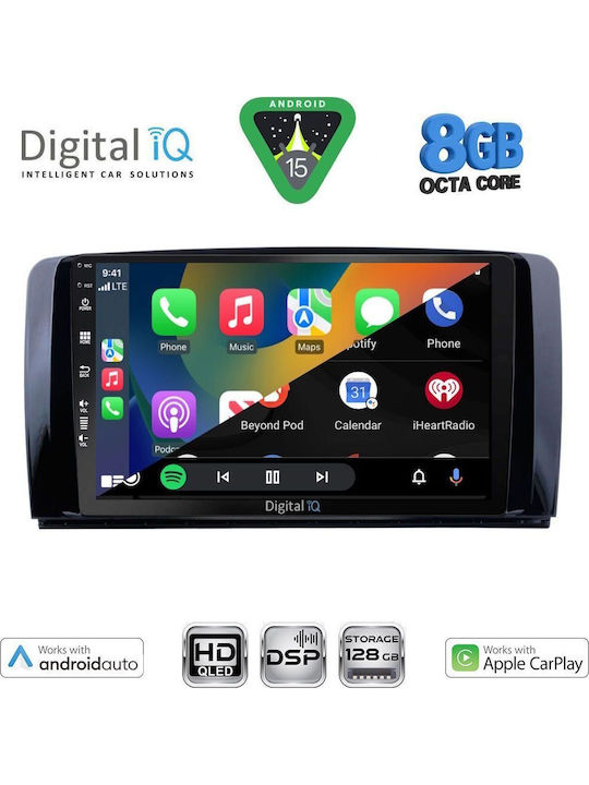 Digital IQ Auto-Audiosysteme für Mercedes-Benz R-Klasse 2006-2015 mit Touchscreen 9 Zoll