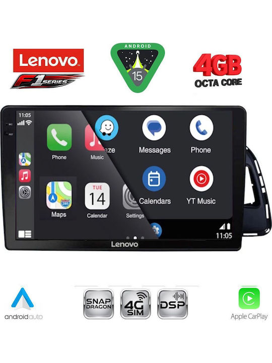 Lenovo Car Audio System for Audi Q5 2010-2018 Bluetooth USB WiFi GPS Apple CarPlay Android Auto with 10" Touch Screen